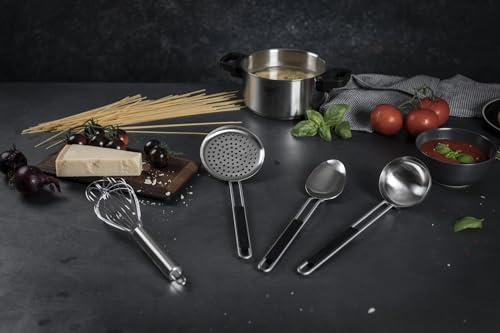 Kuhn Rikon Essential Ice Cream Scoop – Stainless Steel Curl Spoon with Long Handle for Effortless Scooping - style: Ice cream scoop