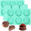 3Pcs Silicone Muffin Top Pan, 4Inch Round Molds for Baking