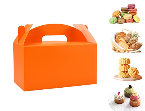 HUAPRINT Treat Gift Boxes, 30 Pack, Orange, 9.45x5x5 IN - color: Orange