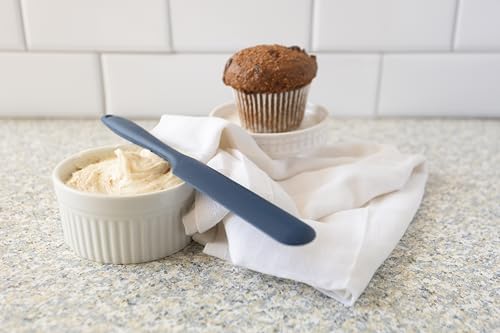 Fox Run Silicone Icing Spatula, Navy Spatula Spatula Spreader, 9"