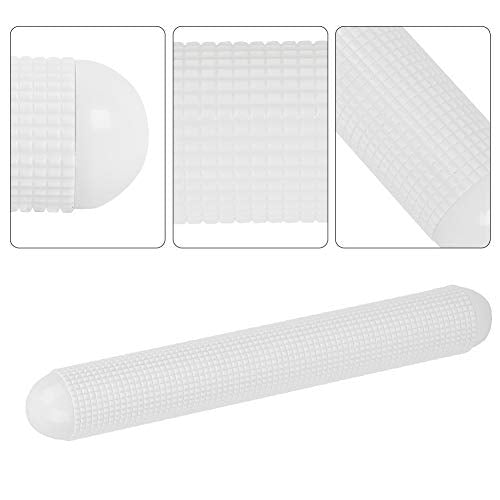 Rolling Pin, 9.8in ABS Fondant Roller with Bumped Point, Ergonomic Fondant Cake Dough Roller, Practical Nonstick Rolling Pins for Cake Bread Noodle Pastry