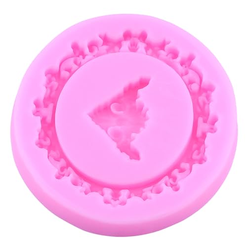 Mujiang Photo Frame Fondant Mold Picture Frames Silicone Molds Set Of 4 - color: Style BB