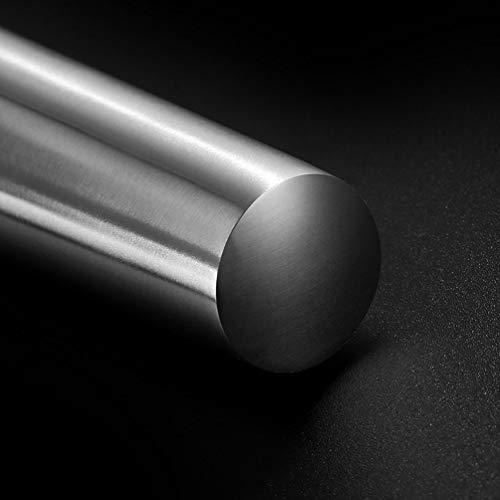 304 Stainless Steel Rolling Pin 8.9" Smooth Non-stick Dough Roller for Pastry Pasta Pizza Cookie Bread