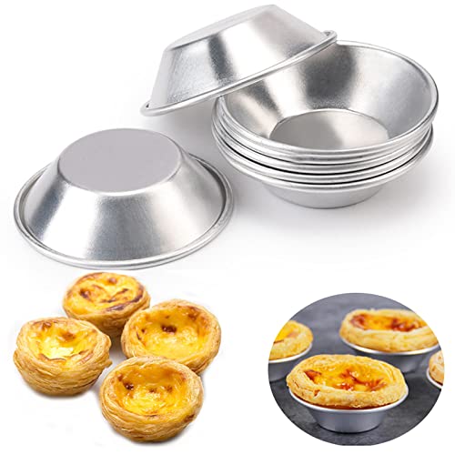 25 Pack-Egg Tart Mold,Mini Pie Muffin Cupcake Pans Egg Tart Bakeware Non-Stick Baking Cups