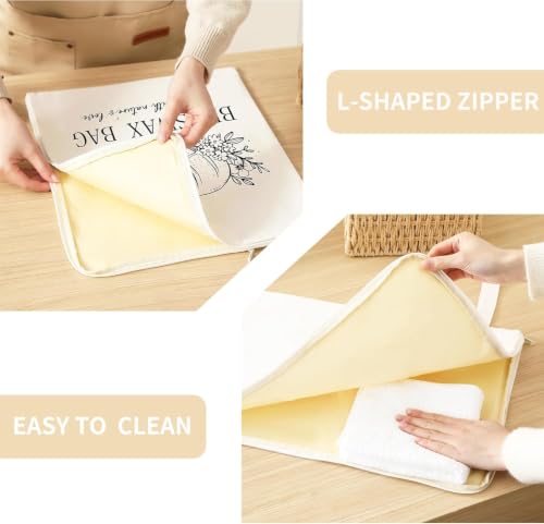 WiNDANCE Beeswax Bread Bags with Zipper, XL 13x17in, 2 Pack - color: Basic01