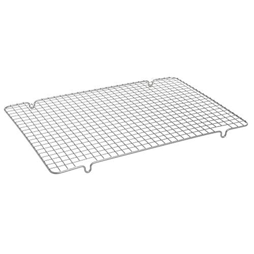 Nordic Ware 43343 Oven Safe Nonstick Baking & Cooling Grid (1/2 Sheet), Steel (Pack of 6) - size: (Pack of 6), style: Large