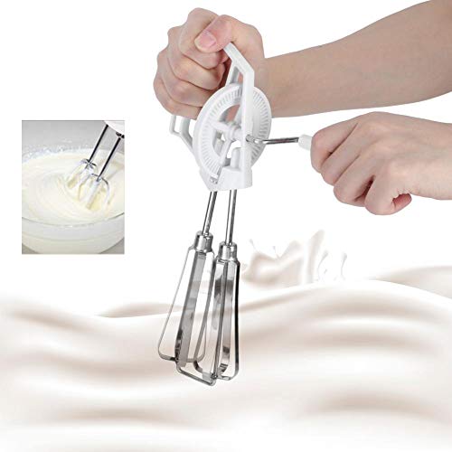 Hand Crank Egg Beater, Durable Egg Beater, Rustproof for Cooking for Kitchen
