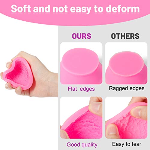 Patelai 3D Ice Cream Ball Shape Silicone Molds for Baking DIY, 3 Pieces