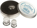 Ateco Fluted Edge Round Cutters in Graduated Sizes, Stainless Steel, 11 Pc Set - size: Fluted Edge, style: Round (11 pcs)