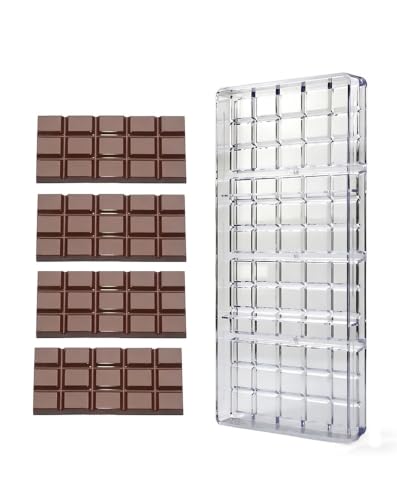 GRAINRAIN polycarbonate chocolate mold polycarbonate chocolate bar mould Clear hard plastic DIY candy pastry tools (19368) - color: 12