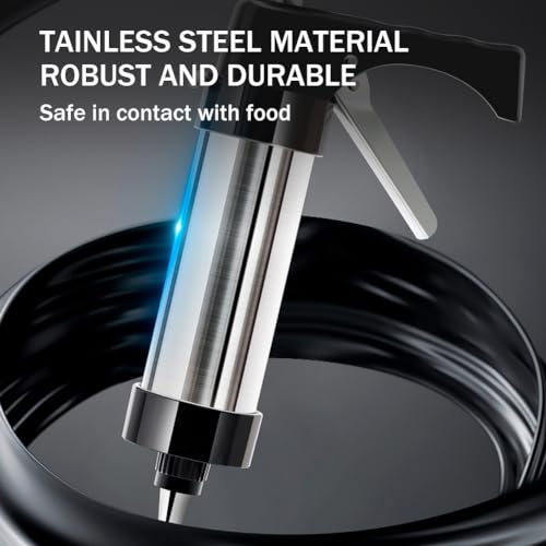 Stainless Steel Cookie Press, Spritz Cookie Maker with 13 Discs & 8 Tips