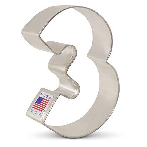Ann Clark Number Three #3 Cookie Cutter 3-1/4" Made in USA