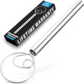 Zulay Kitchen 13-Inch Danish Dough Whisk - color: Stainless Steel | Single