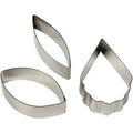 PME Sugarcraft Cattleya Orchid Petal Cutters, Stainless Steel, Set of 3