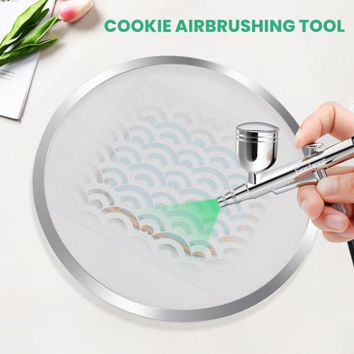 Cookie Stencil Screen, Tool for Cookie Stenciling & Airbrushing, Use on Its Own or with a Cookie Stencil Holder, Cookie Decorating Supplies, Made with Food-Safe Stainless Steel