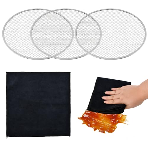 3Pcs 12 Inch Pizza Pan, Pizza Screen for Oven, Daily Baking & Family Meals