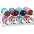 Lifewit Stackable Water Bottle Organizer, Clear Tumbler Holder for Cabinet - size: 2 Tier