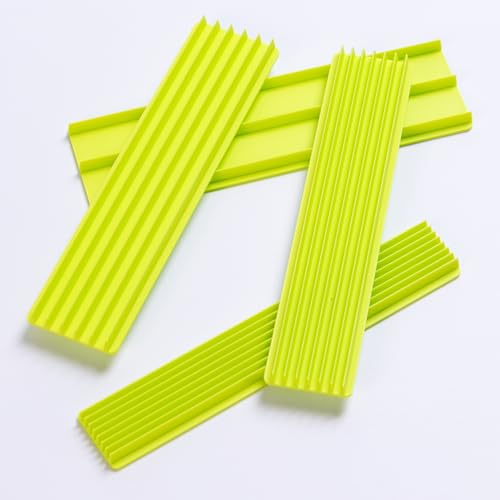 4 Pcs Fondant Strip Cutter, MultiCutter Ribbon Rectangle Cookie Cutter
