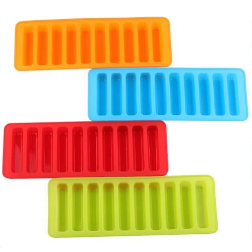 10 Cavity Finger Silicone Chocolate Molds Set Of 4
