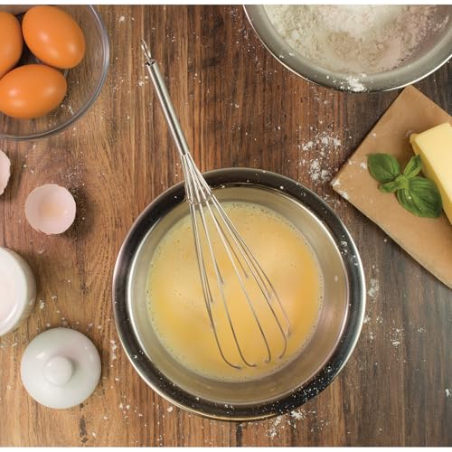 Mrs. Anderson’s Baking Egg and Batter Whisk, 18/8 Stainless Steel, 12-Inches - style: Egg Whisk