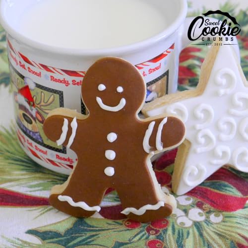 Gingerbread Man Cookie Cutter, Premium Food-Grade Stainless Steel, Dishwasher Safe - color: Gingerbread Man, size: 1