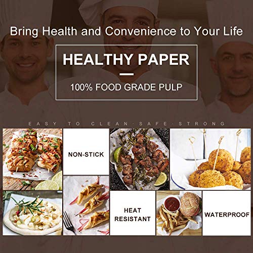 Air Fryer Liners - 7.5 Inches, 100pcs Premium Perforated Parchment Paper Compatible with Philips, Cozyna, Secura, NuWave Brio, Chefman, GoWISE USA, BLACK+DECKER, COSORI and More Air fryers - size: 7.5 Inches Air Fryer Liners