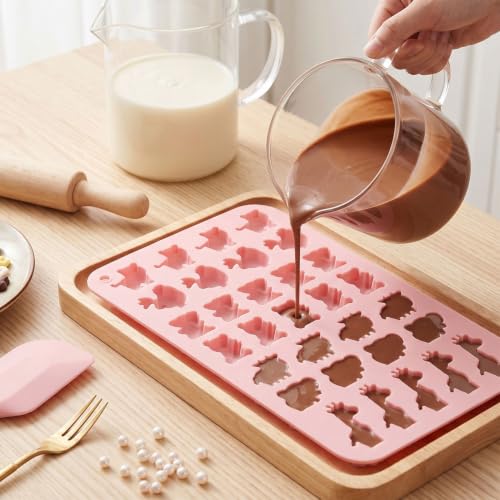 31 Cavity Animal Silicone Chocolate Molds