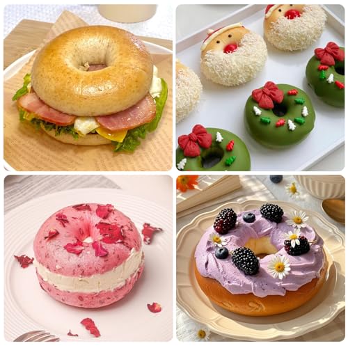 Silicone Donut Pan for Baking, 4-Cavity Doughnut Mold