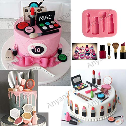 3D mini Makeup Tools Loose Powder Eye Shadow silicone molds set of 3