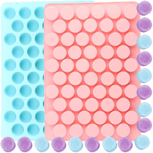 Round Silicone Candy Molds Set Of 2 - color: B