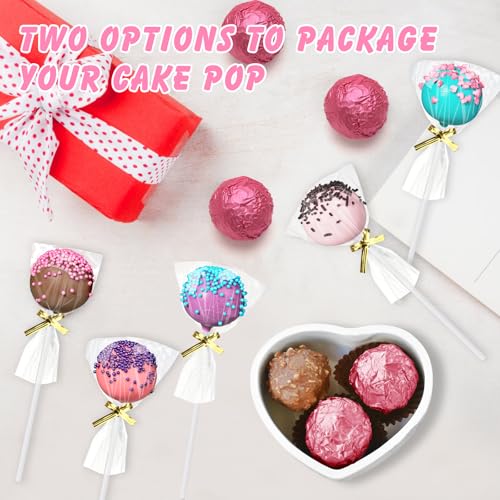 402Pcs Cake Pop Mold Kit with Stick, 20 Cavity Silicone Cake Pop Maker