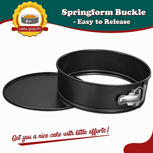 HIWARE 6 Inch Non-stick Springform Pan with Removable Bottom - Leakproof Cheesecake Pan, Compatible with 3 Qt Instant Pot - size: 6-Inch