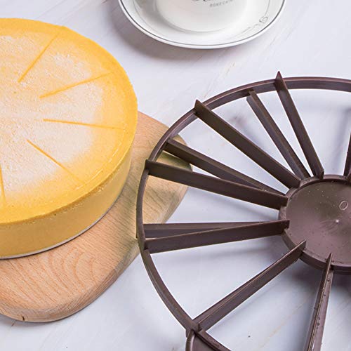 Fdit Cake Divider Cutter, 10 12 Portion Marker, 26.8 cm Round