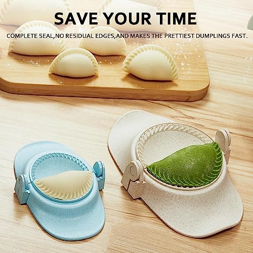 6 Inch Empanada Maker Press, 6"+4"Dumpling Maker Set - color: Blue, size: 6"+4"