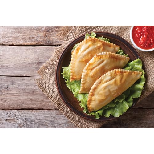 HIC Kitchen Grande Empanada Maker, Dough Press for Large Empanadas Raviolis Pierogis Turnovers and Dumplings - style: Grande Pierogi Press