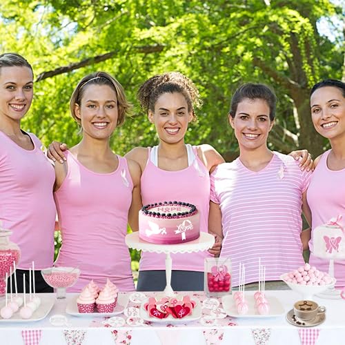 JULBEAR 36pcs Breast Cancer Awareness Cookie Stencils for Baking Party - style: Breast Cancer Style