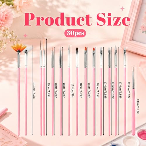 30 PCS Cake Decorating Brushes Cookie Decorating Pastry Brush