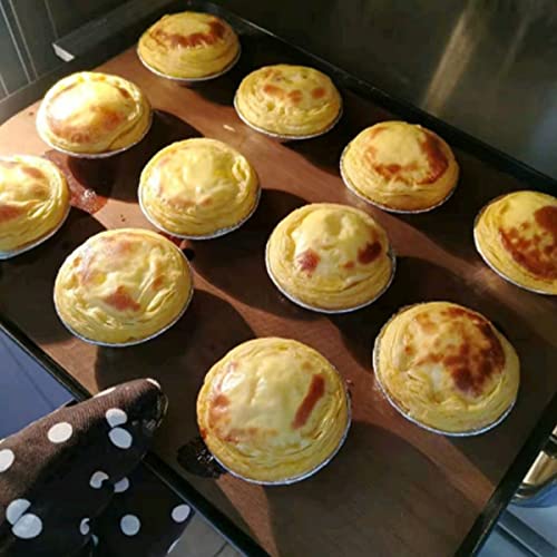 200 Pcs Aluminum Foil Pie Trays, Mini Pie Pans, Disposable Baking Tart Molds, Aluminum Foil Pie Pan for Baking Tart Eggs, Quiche Pie, Caramel Pudding Pie (200 PCS) - style: 200 PCS