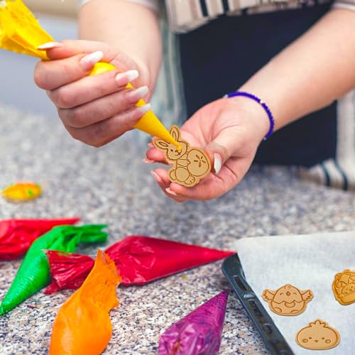 26pcs Easter Cookie Cutters Stamps Biscuit Baking Tools Embossing Cookie Molds … - style: Easter