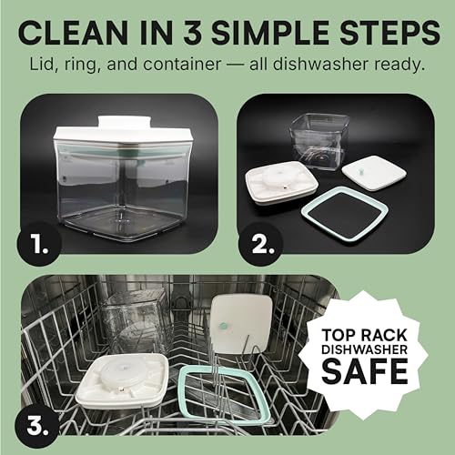 Bop Top Airtight Food Storage Containers | Pop-Top Lid | 3.5 Cups / 30 Oz - color: Single: 30 oz