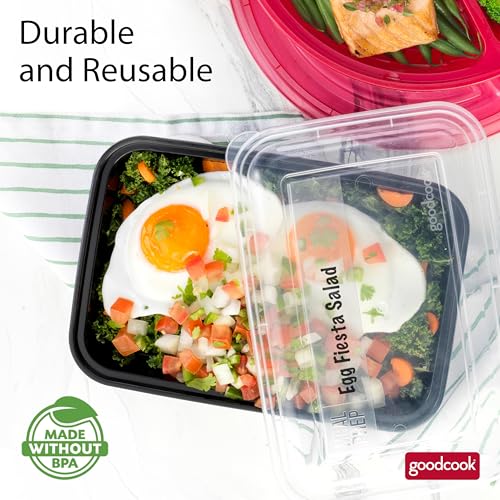 GoodCook Meal Prep Containers, Single Compartment 10-Pack - size: 1 Count (Pack of 1)