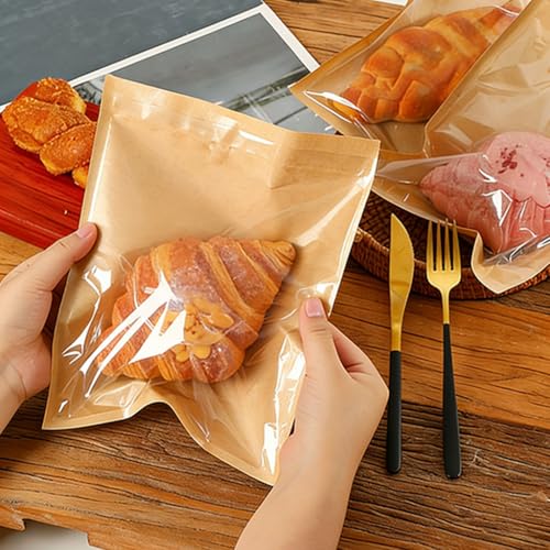 Cookie Sleeves Paper 8.2 x 9.5 Inch for Business Home, 100Pack - size: 8.2x9.5 Inch