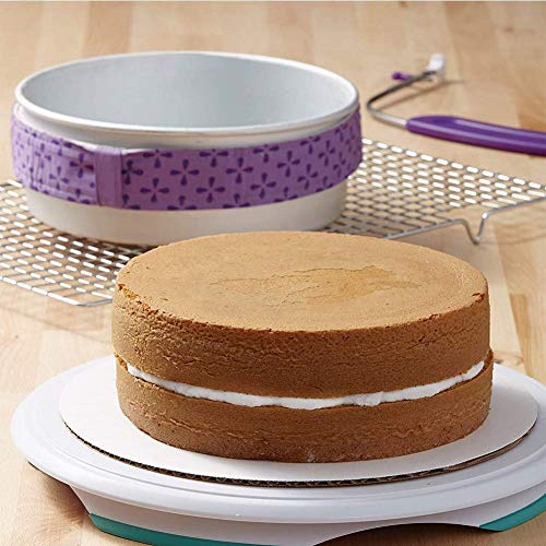 Mity rain 4-Piece Cake Pan Dampen Strips - color: 4PCS