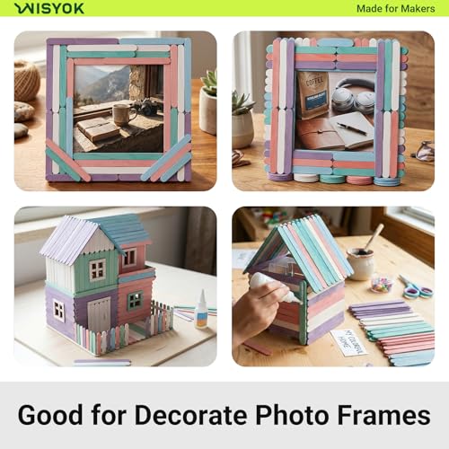 100Pcs 4.5 Inch Macarons Popsicle Sticks - size: 100pcs