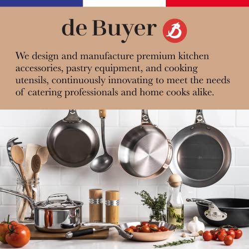 de Buyer Perforated Round Tart Ring - 2” Diameter, 0.8” Height - Perfect for Baking Beautifully Crisp Tarts - Easy to Use & Clean - Made in France - size: 1 Count (Pack of 1)