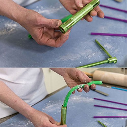Stainless Steel Sugar Paste Extruder with 20 Tips