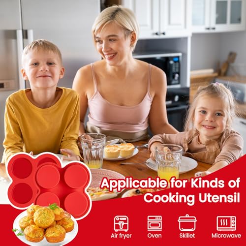 JOERSH Air Fryer Egg Mold, 2 Pack, 4 Cups - color: Mini, 4 Cups