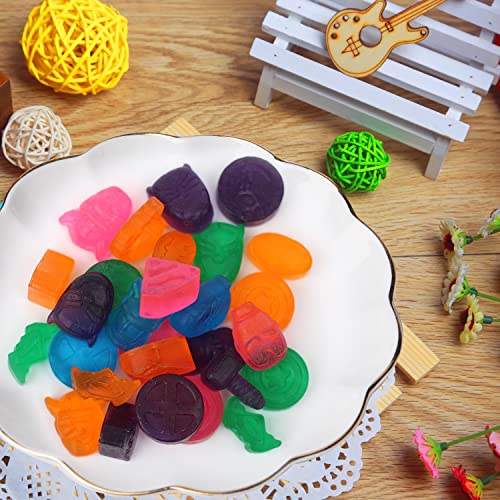 2Pcs Gummy Candy Molds Silicone, Chocolate Molds Hero with 48 Mini Cavities