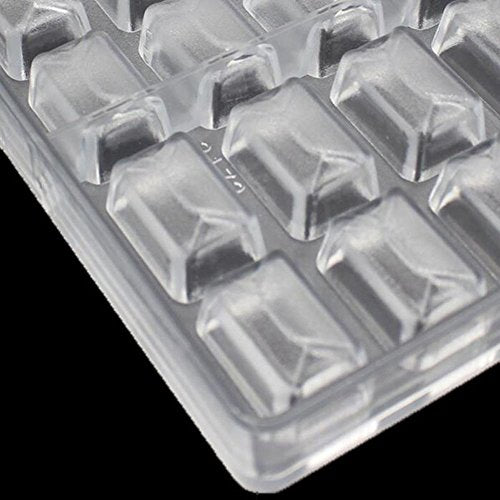 Grainrain polycarbonate chocolate mold polycarbonate chocolate bar mould rectangle envelope diy candy pastry bakeware tools (19329) - color: 10