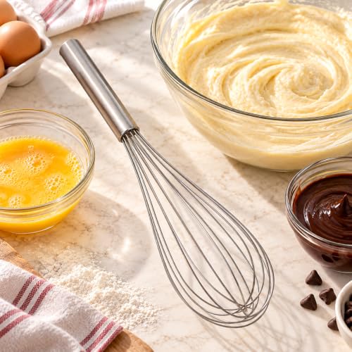 Mrs. Anderson’s Baking Balloon Whisk, Stainless Steel, 12-inches - style: Balloon